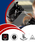 Industrial Black Nitrile Gloves Heavy Duty 5 Mil Disposable Latex Free Powder Free in hair salon use Size M to 2XL