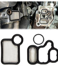 VVT VTEC Solenoid Gasket Valve Cover Set 3 Piece Kit For Honda Accord Civic CRV Element And Acura RDX RSX TSX 2002 Through 2015 Engine Valves Replacement Parts With Spool Valve Filter Screen