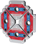 Grab These Awesome 50 Lb Welding Magnets That Rock! This Pack Of Two Includes Four Heavy Duty Strong Holding Force Welding Magnets.