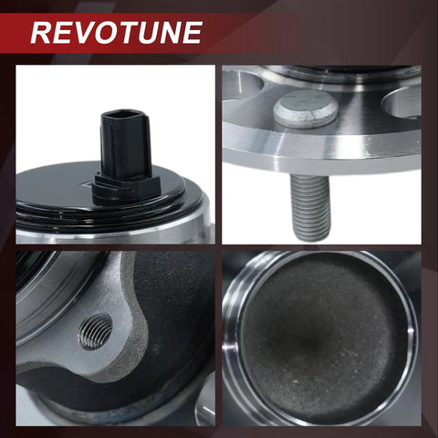 Close-up of rear wheel bearing and hub assembly with ABS sensor for Toyota Camry 2012-2017 and Toyota Avalon 2013-2018