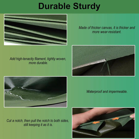 Durable Foldable Canvas Cargo Chute With Weather Resistant Build Ten By One And A Half Meter Size Loading And Unloading Slide features.