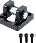 Heavy Duty Pneumatic Air Cylinder Mounting Bracket CB32 for SC32 Foot Flange Rear Mount Iron Construction With 4 Screws
