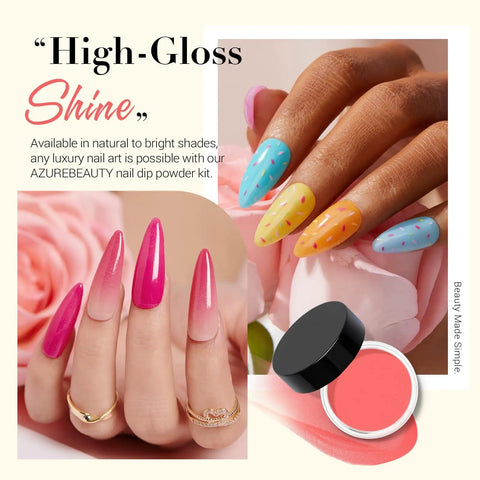 Dip Powder Nail Kit With Portable Electric Drill 24 Color Dip Powder Set showing vibrant nail colors and powder container