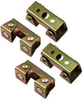 Pack Of 4 Adjustable V Type Magnetic Welding Clamps For Metal Work And Craft Projects Featuring Sturdy Stainless Steel Build With Secure Strong Grip Holders For All Your Hype DIY Jobs Today in a close-up view.