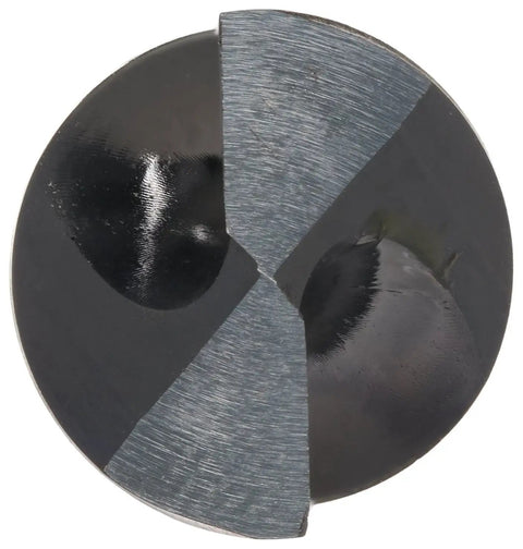 Close-up of High Speed Steel Short Length Drill Bit Set In Metal Case With Black Oxide Finish And 135 Degree Split Point for Ferrous Materials