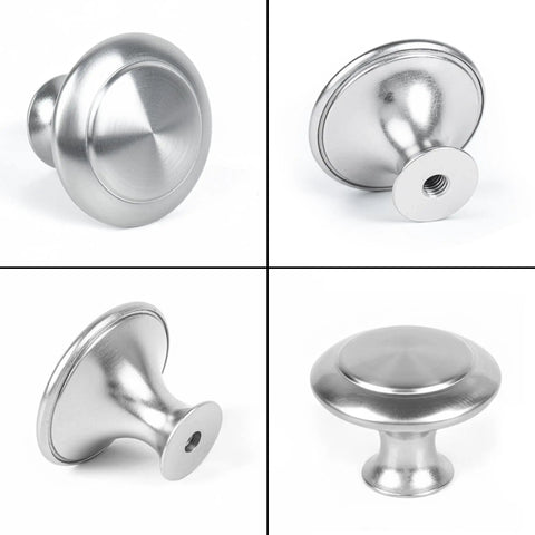 30 Pack Kitchen Cabinet Knobs In Brushed Nickel Silver Pull Hardware For Drawers And Doors Easy Install Cabinet Knobs With Long And Short Screws Perfect For Kitchen Cupboard Dresser And Closet