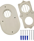 3 Inch Horizontal Vent Termination Kit With Screws For Outside Wall Water Heater Replacement Part Easy Install Outdoor Vent Cap For 3 Inch Duct Durable Exterior Wall Vent Connection No Fuss
