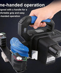 Heavy Duty Electric Copper Pipe Bender 7-In-1 Size Selector with one-handed operation handle and control panel for easy bending.
