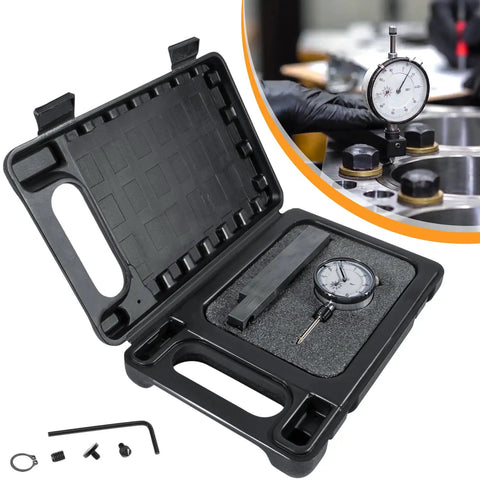 Pro-Grade Sleeve Height And Counter Bore Gauge For All Diesel Engines Cylinder Bore Measuring Tool kit in carrying case