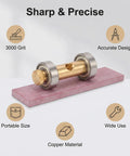 Pro Grade Watch Screwdriver Sharpening Set With 3000 Grit Copper Stone for precision tool renewal, on display