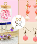 600 Pieces Screw Eye Pins Hooks Set In 6 Colors And 3 Sizes 4x8mm 5x10mm 6x13mm Mini Metal Eyelets for Jewelry Making