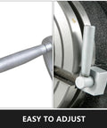 Close-up of adjustment lever on 8 Inch Rotary Table With Horizontal And Vertical Tilt For Precision Milling And Drilling, HV8 3MT Shank