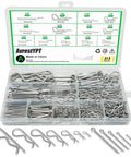 313 Piece Stainless Steel Cotter Pin Set With 13 Sizes Including Hairpin Pins And R Clips For Hitch Pin Locks