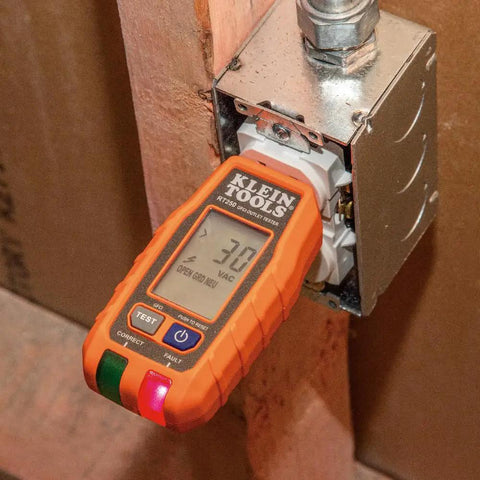 GFCI receptacle tester from All In One Electrical Tester Kit With Circuit Breaker Finder GFCI Receptacle Tester Multimeter NCVT Non Contact Voltage Tester And Leads A 4 Piece Pro Grade Kit For Quick Safe Home Electrical Testing