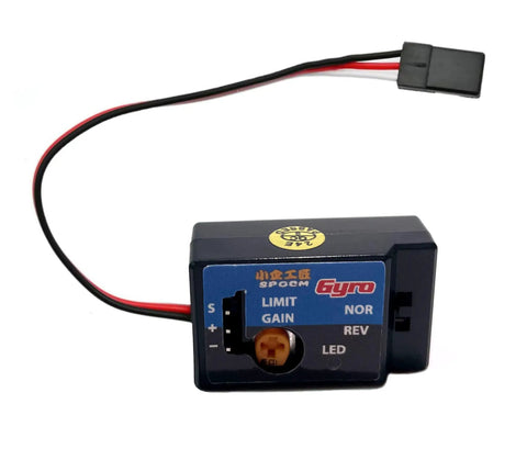 RC Car Gyro Module 4 to 6V Mini Gyro Stabilizer with adjustable sensitivity and control settings for steady steering.