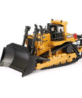 One Fifty Scale Diecast Metal Dozer Toy With Tilt Blade And Working Tracks detailed side view