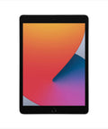 Top Shelf 10.2 Inch Retina Display Tablet Equipped With A12 Bionic Chip And Snappy Neural Engine For Flawless Streaming And Effortless Multitasking In Sleek Space Gray, displaying vibrant screen.