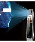 Top Shelf Smart Electronic Door Lock With 3D Face Recognition And Palm Vein Access, showcasing biometric scanning technology.