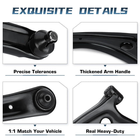 Dodge Caliber Front Lower Control Arm With Ball Joint For 2007-2012 Jeep Compass Patriot 2007-2017 Front Suspension Kit detail view