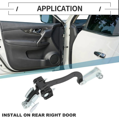 Peugeot Boxer Door Check Strap Rear Right Beefed Up Heavy Duty Wear Resistant Metal Hinges Soft Close Dampened Mechanism