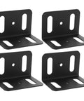 Sturdy L Shape Metal Brackets For Wood Shelves And Furniture 4 Pack Heavy Duty Right Angle Corner Braces Easy Install