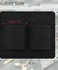 Dual Insert Pouch Elastic Holster Set features modular two clip tactical panel with universal EDC organizer, size 4.7x3.9 inches.