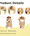 Compression fittings for One Quarter Inch OD Stainless Steel Flexible Gas Line With Compression Fittings Kit Easy Install, 36 Inch Length