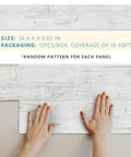 Hands applying Peel And Stick Wall Panels For Kitchen Bedroom And Backsplash Dope Vinyl Planks With Strong Adhesive Vintage Farmhouse Wood Pattern