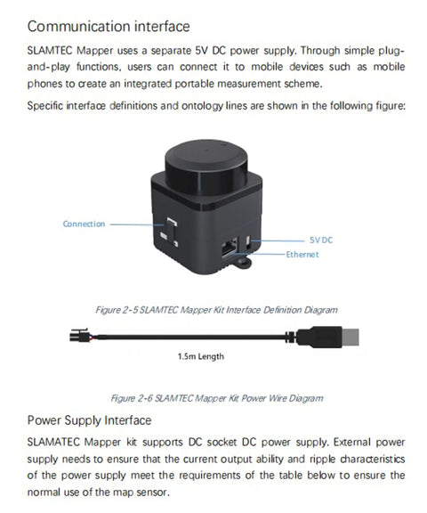 RPLIDAR M2M3 2D 360 Degree Lidar Sensor for Robots and Drones 40 Meter Range with Ethernet and power connection ports