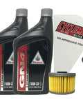Oil Change Kit For Honda CRF 250FA 2019 to 2024 With GN4 10W30 Motor Oil, Oil Filter, 12mm Drain Plug Crush Washer, Handy Funnel shown