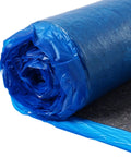 Heavy Duty Floor Underlayment Covers Four Hundred Square Feet Featuring Integrated Vapor Barrier And Acoustic Core, rolled up, waterproof material.