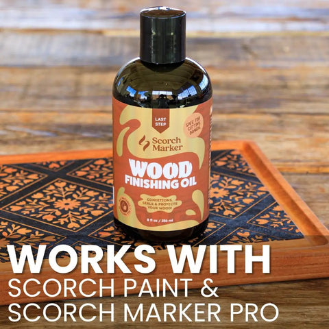 Straight Up Coconut Mct Wood Finishing Oil And Food Safe Cutting Board Sealer in an 8 oz bottle on a wooden surface.