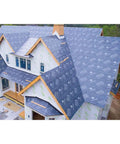 Rock Solid Beat The Heat Ice And Water Shield Roofing Underlayment Self Adhering Rubberized Asphalt on sloped roof, 36 inch roll.