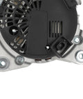 Straight Up Heavy Duty Alternator For Nissan Rogue 2014 To 2018 top view showing SC6 pulley and internal regulator details.