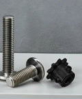 Image of Super Tough 9 Tooth Sprocket Assembly Made From Durable Carbon Steel Featuring Roller Single Strand Component with bolts.