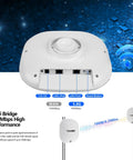Outdoor 5.8GHz 10KM TDMA Gigabit Point To Point WiFi Bridge Kit Extends WiFi To Outbuildings And Starlink Router Or Cameras High Throughput Long Range Wireless Link For Reliable Outdoor Connectivity