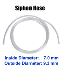 Pressure Washer Siphon Hose With Soap And Chemical Injector, 10 ft tubing with 7.0 mm inside diameter displayed on white background.