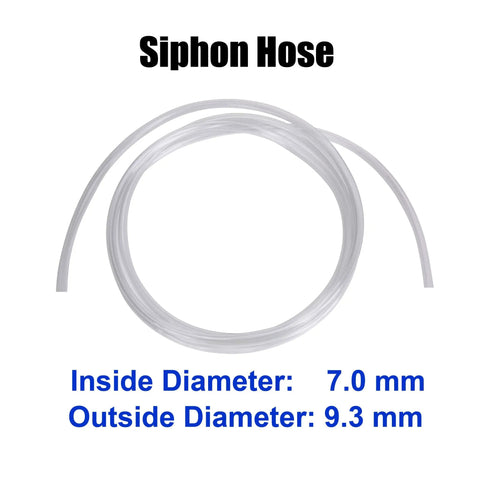 Pressure Washer Siphon Hose With Soap And Chemical Injector, 10 ft tubing with 7.0 mm inside diameter displayed on white background.