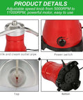 Top Notch High Speed Skim Milk Separator 12L Capacity Copper Motor Up To 10500 RPM product details view with outlets and controls