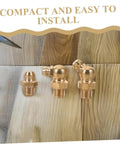 Heavy Duty 9pcs Grease Fitting Kit With Copper Nipples For Automotive And Excavator Maintenance, shown on wooden surface