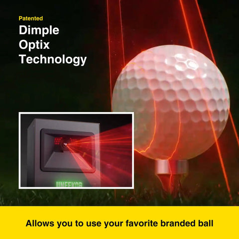 Eye Mini Lite Indoor Golf Launch Monitor And Simulator with Dimple Optix Technology and laser sensor detail