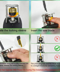 Cordless Reciprocating Saw With 20V Battery And Charger Variable Speed 0 to 3500 SPM Tool Free Blade Change tutorial.