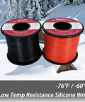 Dual Color 18 Gauge Silicone Wire Red And Black Hook Up Cable Flexible 18 AWG With 150 Strand Tinned Copper Conductor 200 Ft