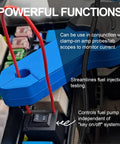 Plug And Play Fuel Pump Relay Bypass Kit With Six Relay Tester Modules in use, showcasing diagnostic functions