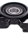 Crush Drivetrain Shake Fast With This Heavy Duty Driveshaft Center Support Bearing And Mount Boot Kit Replacement For Volkswagen Touareg Porsche Cayenne Suv 2003 To 2010 showing detailed front view of the black mount with inner bearing.
