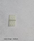 Nylon Hinges For RC Airplanes skrnrhrery Three Sizes Square Loose Leaf Pack For Aileron Rudder And Elevator Surfaces Medium Size