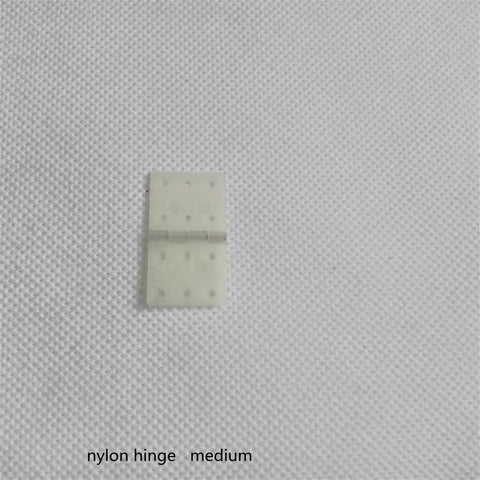 Nylon Hinges For RC Airplanes skrnrhrery Three Sizes Square Loose Leaf Pack For Aileron Rudder And Elevator Surfaces Medium Size