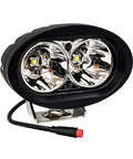 Beast Bright White LED E Bike Headlight 6000K For Rad Power Bikes And More With 30 Degree Spot Beam 12V To 60V Compatibility
