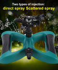 Automatic 360 Degree Rotary Lawn Sprinkler For Full Yard Coverage With Easy Setup Irrigation System made of Durable ABS Construction