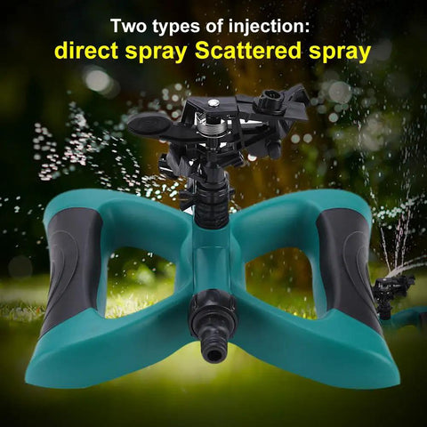 Automatic 360 Degree Rotary Lawn Sprinkler For Full Yard Coverage With Easy Setup Irrigation System made of Durable ABS Construction